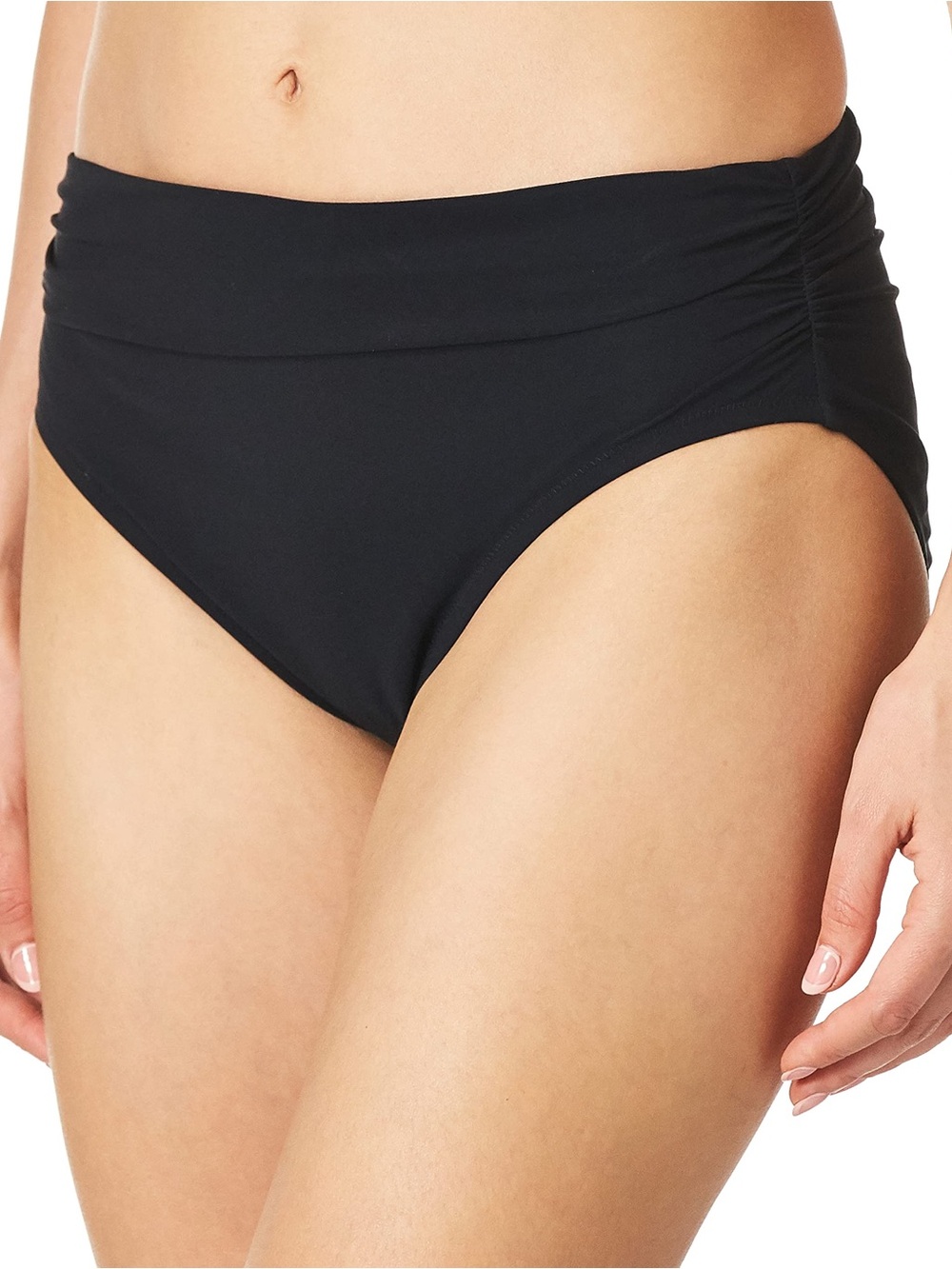 Profile By Gottex Tutti Frutti Bikini Bottoms Swimwear Women’s US Size 12 Black